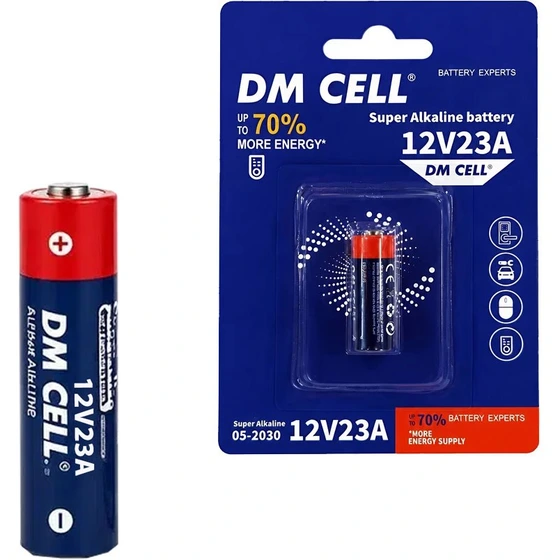 باتری ریموت و دزدگیر تک پک DM Cell 23A super alkaline